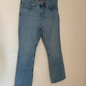 EVERLANE Cropped Kick Pleat Jeans